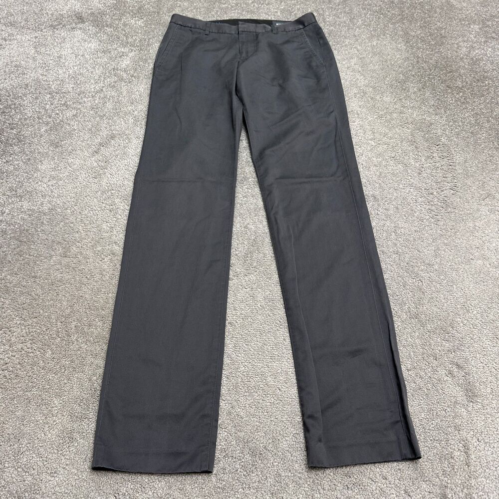 Bonobos Friday Slim Fit Straight Leg Chino Pants Mens 30x34 Charcoal Gray Cotton
